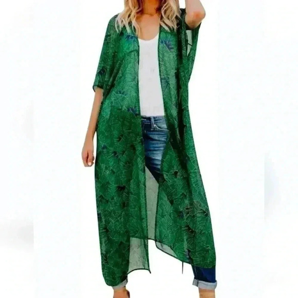 Fushi sheer robe/ swim cover, one size - Picture 1 of 9